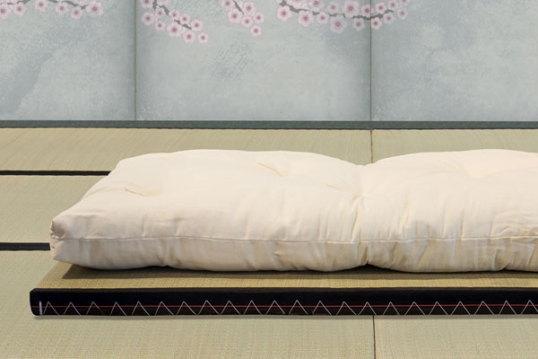 Lettino montessoriano tatami bimbi + futon in cotone