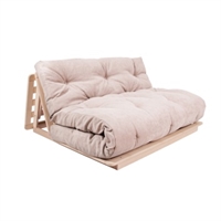 Divano letto futon Origami Naturale/Noce