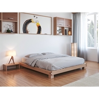 Letto in legno massello artigianale - Hiroi