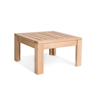  Tavolino/Pouff poggiapiedi in Legno di Faggio Levante